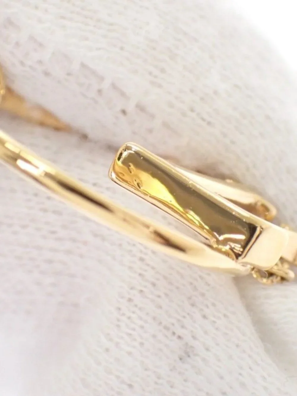 Louis Vuitton LV Eclipse Necklace Collier Metal Gold Logo - Picture 7 of 12